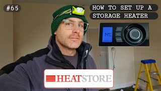 How to set up storage heaters  HEATSTORE HHR 65 [upl. by Scibert463]