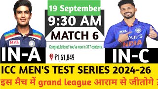 INA VS INC dream11 prediction  ina vs inc dream11 team  INA VS INC test  ina vs inc [upl. by Raamaj]