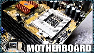 ECS EliteGroup P6VAA Socket 370 SDRAM AGP ATX MOTHERBOARD  Short Video [upl. by Kcir90]