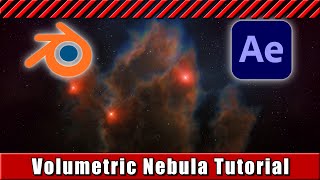 3D Volumetric Nebula Blender  After Effects  Modeling Tutorial [upl. by Allekim]