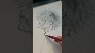 Drawing Ken Kaneki from Tokyo Ghoul kenkaneki ghoul tokyoghoul anime manga drawing [upl. by Garratt907]