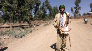 Man Playing A Masenqo in Ethiopia [upl. by Namie948]