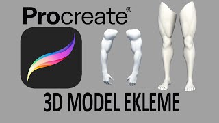 PROCREATE DÖVME TASARIMI  3D MODEL EKLEME  TATTOO TASARIM DERSLERİ [upl. by Padget219]