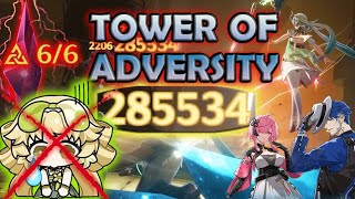 Tower of Adversity Hazard Zone 6S without Verina  F2P Wuthering Waves [upl. by Bennett]