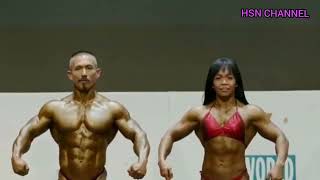 BODYBUILDING MIXED PAIR COMPULSORY 12TH BODYBUILDING AND PHYSIQUE SPORTS 2021 TASHKENT UZBEKISTAN [upl. by Jestude]