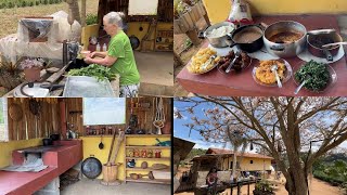 DEPOIS DE MUITO TEMPO MINHA MÃE VEIO ALMOÇAR AQUI NA CASINHA NO PÉ DA SERRA [upl. by Sabrina]