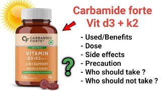 Carbamide forte vitamin d3  K2 review [upl. by Rednasyl405]