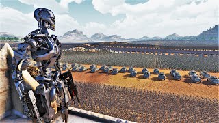 100000 T800 Terminators vs 5 MILLION HUMAN ARMY  Ultimate Epic Battle Simulator 2 [upl. by Aroz158]