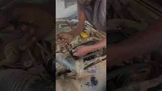 Pro shows how to fix cranshaft and engine belt [upl. by Migeon]