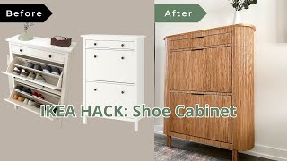 IKEA HACK with Pole Wrap  Transform a shoe cabinet with pole wrap [upl. by Crichton673]