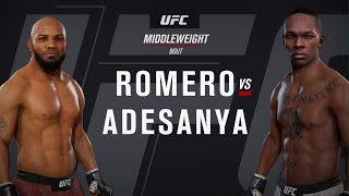 EA SPORTS UFC 3 Yoel Romero vs Israel Adesanya PS5  1080p [upl. by Warfore741]