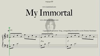 My Immortal  Evanescence  Easy Piano [upl. by Sinnoda]