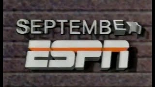 1988 ESPN September PROMO amp COMMERCIALS Part 1 – CFA College Football Bowling Mike Tyson Pepsi ad [upl. by Animaj244]