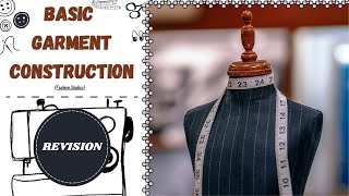 REVISION one shot chapter4GARMENT CONSTRUCTION II Class XII CBSE Board II Fashion Studies 837 [upl. by Robma]