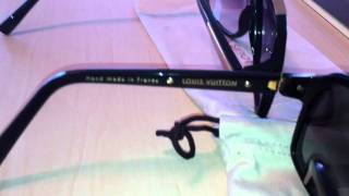 Real vs fake How to authenticate Louis Vuitton Evidence sunglasses [upl. by Kelvin]