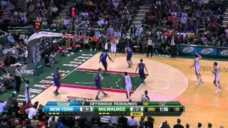 Jeremy Lin Knicks Vs Bucks COMPLETE Highlights  392012 [upl. by Eenej]