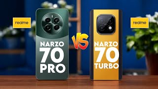 Realme Narzo 70 Pro vs Realme Narzo 70 Turbo [upl. by Varick]