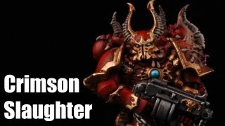 How to paint Chaos Chosen Marines Dark Vengeance Warhammer 40k Painting Tutorial Crimson Slaughter [upl. by Drucy]