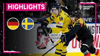 Deutschland  Schweden  IIHF U20 EishockeyWM  MAGENTA SPORT [upl. by Lehcim]