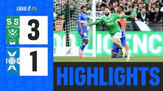 AS SAINTÉTIENNE  AJ AUXERRE 31  7ème journée  Ligue 1 McDonalds 2425 [upl. by Kata932]