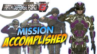 Earth Defense Force 6  Mission 147 English Version The Scales of Time  Final Boss  All Endings [upl. by Rihsab]