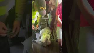 Policía detuvo a pasajero que trasladaba 3 kilos de marihuana en bus intermunicipal en Sabanagrande [upl. by Eralcyram676]