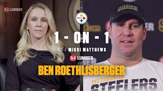 1on1 with Missi Matthews Ben Roethlisberger  Pittsburgh Steelers [upl. by Anavoig150]