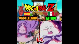 DRAGON BALL LATINO VS ESPAÑOL dragonballz dragonball dragonballsuper db dbz dbs [upl. by Dagny745]