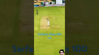 Sarfaraz Khan 100 ran💪💪sarfarazkhan youtubeshort shorts ytshorts youtubechannel [upl. by Yentrac]