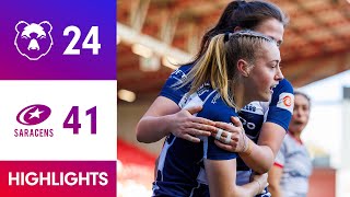 TEN TRIES IN THRILLING PWR CLASH Highlights Bristol Bears Women vs Saracens [upl. by Nohsyar]