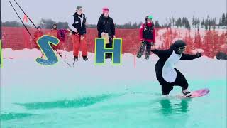 17th Annual Whitefish Mountain Resort Pond Skim [upl. by Ssilb]