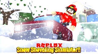 ROBLOX  SNOW SHOVEL SIMULATOR [upl. by Ycats]