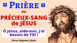 Prière au PRÉCIEUX SANG DE JESUS 🙏 JÉSUS AIDEMOI 🙏 Prière Catholique Chrétienne [upl. by Takeshi]