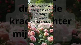 Affirmatie van de dag Creativiteit 17 Creatieve energie [upl. by Nomzed]