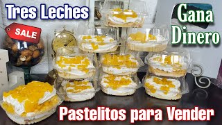 ✅ Pasteles para Vender 💰 Pastelitos de Tres Leches Individuales 🎂 [upl. by Aivatnwahs966]