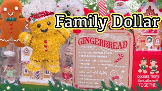 GINGERBREAD CHRISTMAS 🎅🏻 FINDS  MORE  FAMILY DOLLAR [upl. by Laro]