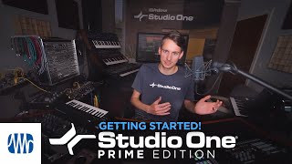 Studio One with Gregor Getting started with Studio One Prime [upl. by Sellers]