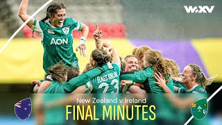 Thrilling end to INSTANT CLASSIC  Final Minutes  New Zealand v Ireland  WXV 1 2024 [upl. by Julie]