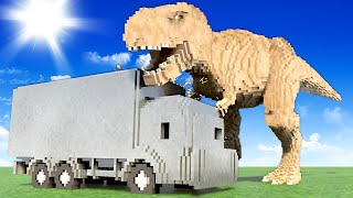 I Built a DINOSAUR SURVIVAL TRUCK in Teardown [upl. by Mureil253]