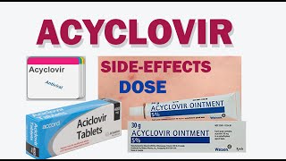 Acyclovir dosage usesside effects [upl. by Lila]