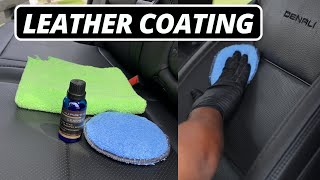 Protective Coating For Leather Seats  Ultimate Car Interior Detailing [upl. by Saint918]