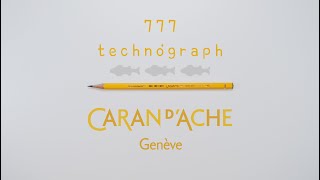 I think this is the BEST PENCIL    CarandAche Technograph 777 Pencil Review [upl. by Ballou]