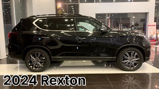 New 2024 Ssangyong Rexton 4WD Black Color  Exterior and Interior Details [upl. by Swisher248]