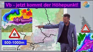 UNWETTER  HOCHWASSER Vb  jetzt kommt der Höhepunkt Starkregen Sturm amp Schnee Ab Montag ruhiger [upl. by Engapmahc]