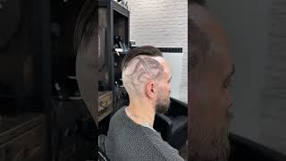 Рисунок на голове haircutmen barberman barbershopstyle [upl. by Marven]