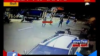 Pimpri  Murder Captured In CCTV [upl. by Esojnauj]