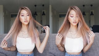 HAIR TRANSFORMATION ROSE GOLD HAIR GUY TANG MYDENTITY [upl. by Mehalek521]