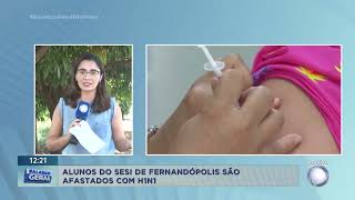 12 alunos de Fernandópolis são afastados com H1N1 [upl. by Christie]