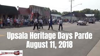 Upsala Minnesota Heritage Day Parade August 11 2018  Hometown News [upl. by Weirick]