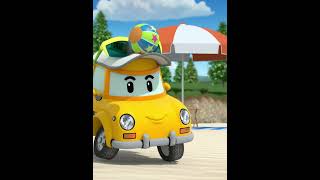 Lets Play With Robocar POLI In The Summer robocarpolisong shorts [upl. by Ahsinet101]